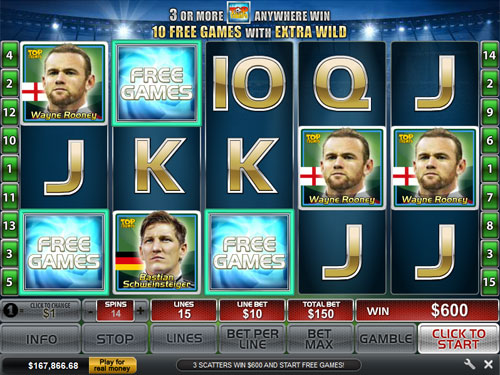 free Top Trumps World Football Stars 2014 free spins feature