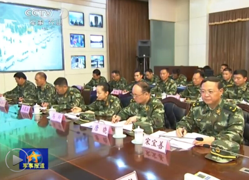 武警西藏總隊司令員宋寶善武警少將、政委唐曉武警少將進行了工作匯報。