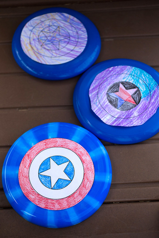 DIY Captain America Shield Free Printable