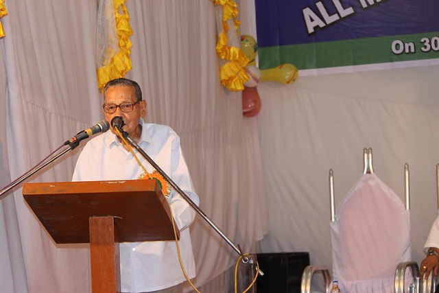 Chairperson of Minorities Commission A. Halim Chowdhury speaking at the function.