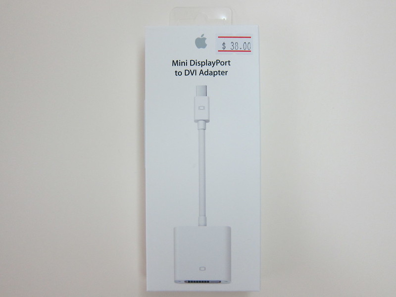 Apple Mini DisplayPort to DVI Adapter - Box Front