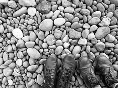 Boots and rocks