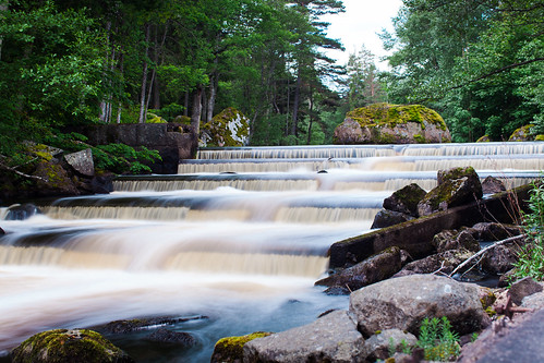 water waterfall sweden småland mörtfors