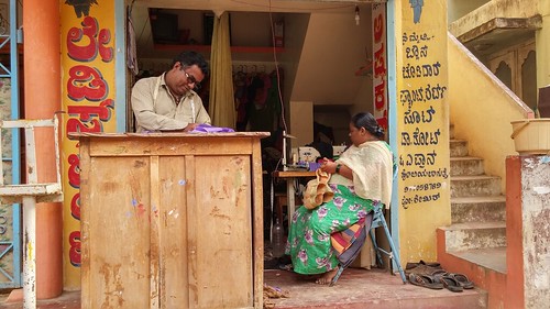 street india shop rural village sewing cutting customer phonecamera tailor chitradurga patternmaker