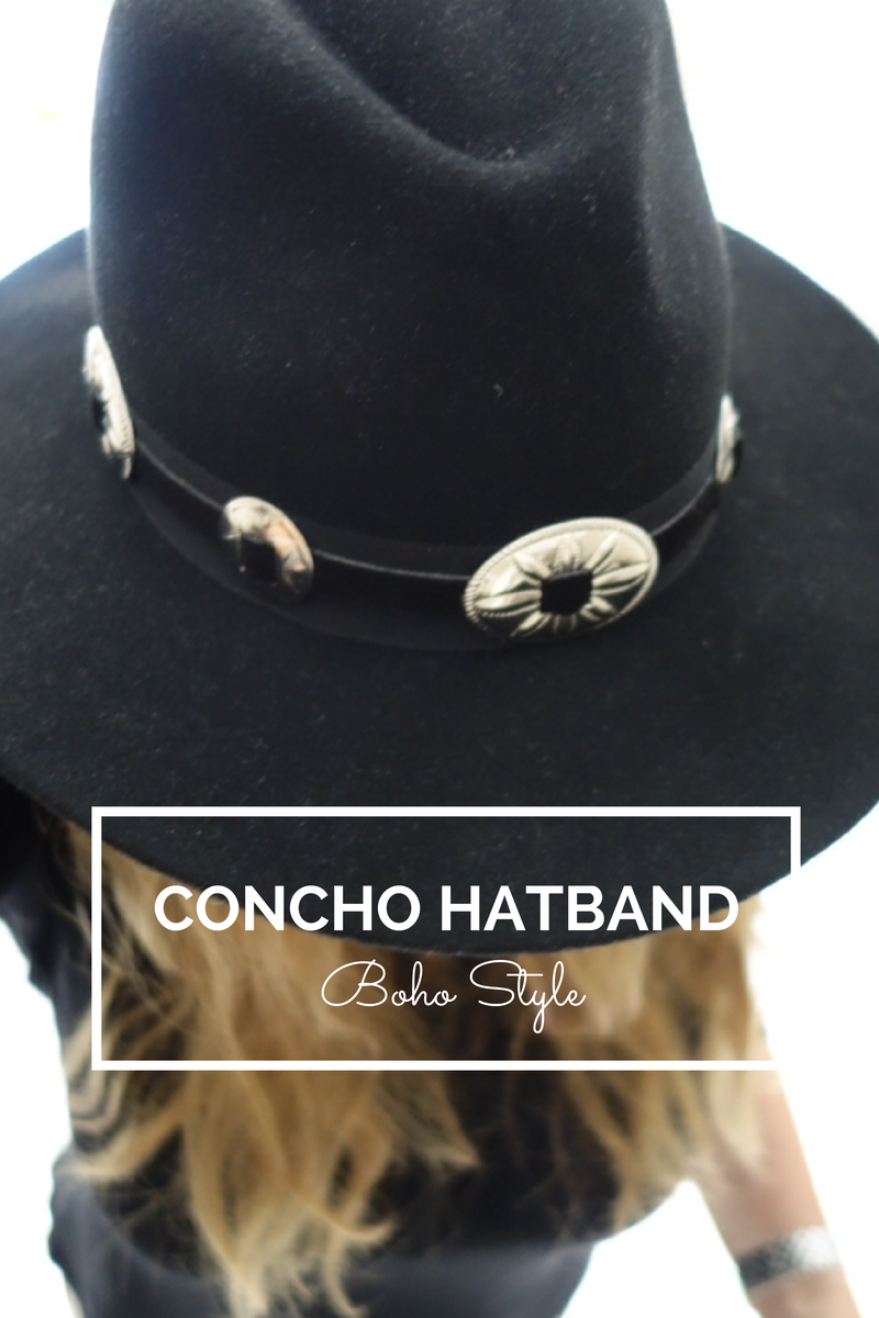 Concho Hatband