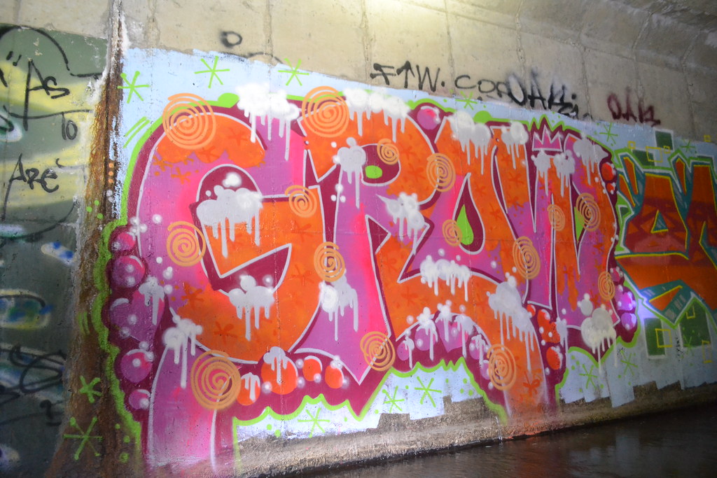 GROW, DWT, PTV, BBH, Graffiti, the yard, chill spot, Punks Thugs and Vandals, East Bay, tunnel