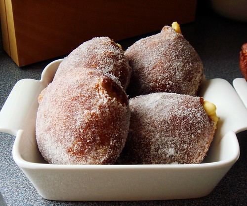 Yeast Donuts with Coconut Custard