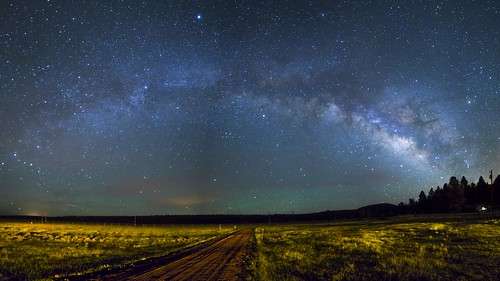 arizona sky panorama lake night way mormon northern milky cosmos