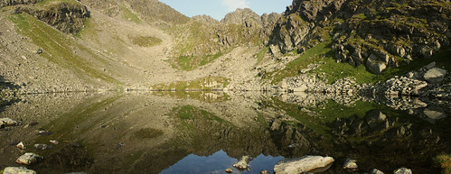Caltun Lake in Fagaras mountains