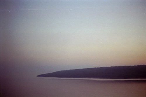 pink sea blur water ferry landscape dawn islands boat floating croatia tender tenderness adriatic