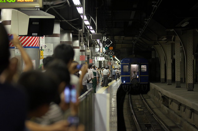 Tokyo Train Story 臨時寝台特急あけぼの 上野駅にて 2014年8月4日