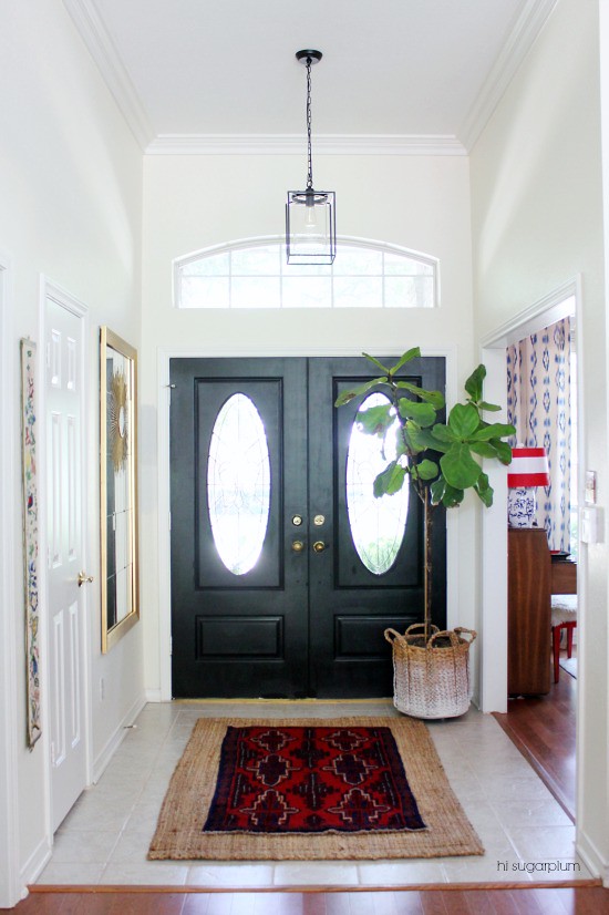 Hi Sugarplum | Layers of an Entrance Hall (style & color)