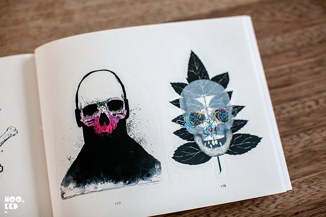 Stickerbomb Skulls Book from Studio Rarekwai