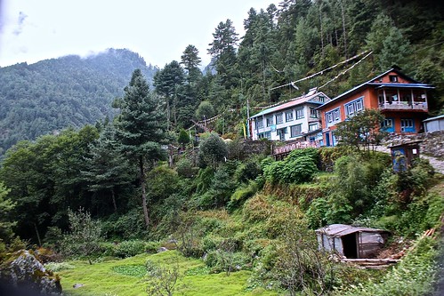 small mountain village