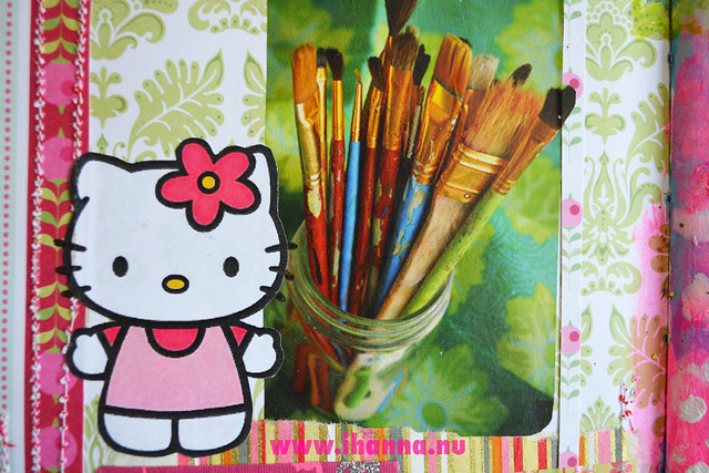Art Journal Detail: Hello Paint Brushes!