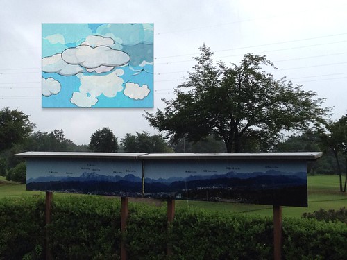 blue sky art clouds painting contemporaryart simply ios mediaart raoulpictor