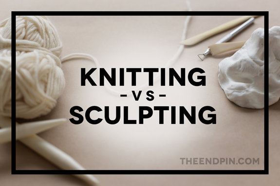 Knitting Sculpting Title