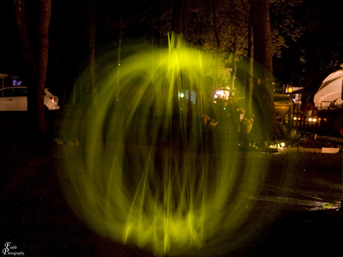 light yellow painting sphere campground lightstick lightsphere copake