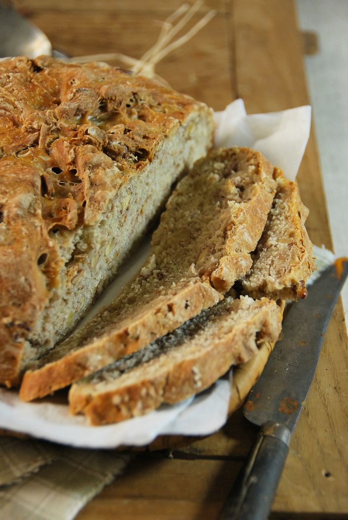 Multi-Grain Flour Walnut Bread Recipe