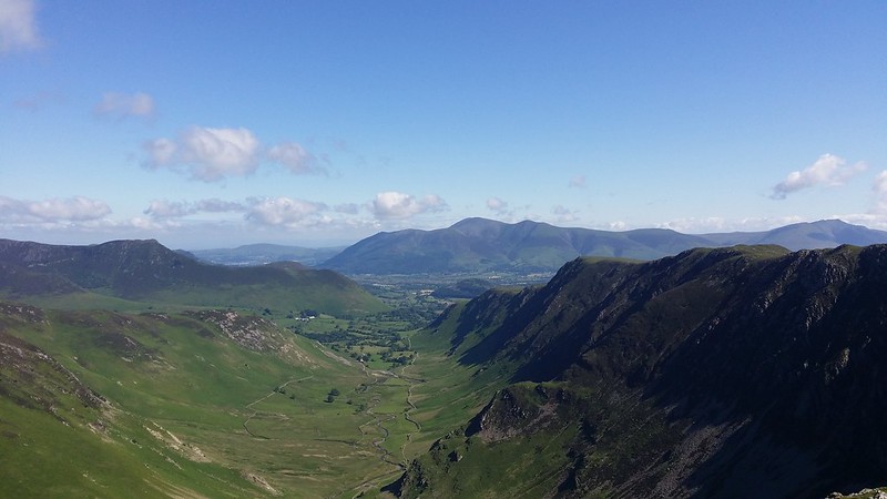 Looking down the Newlands Valley with Skiddaw in the distance #10in10