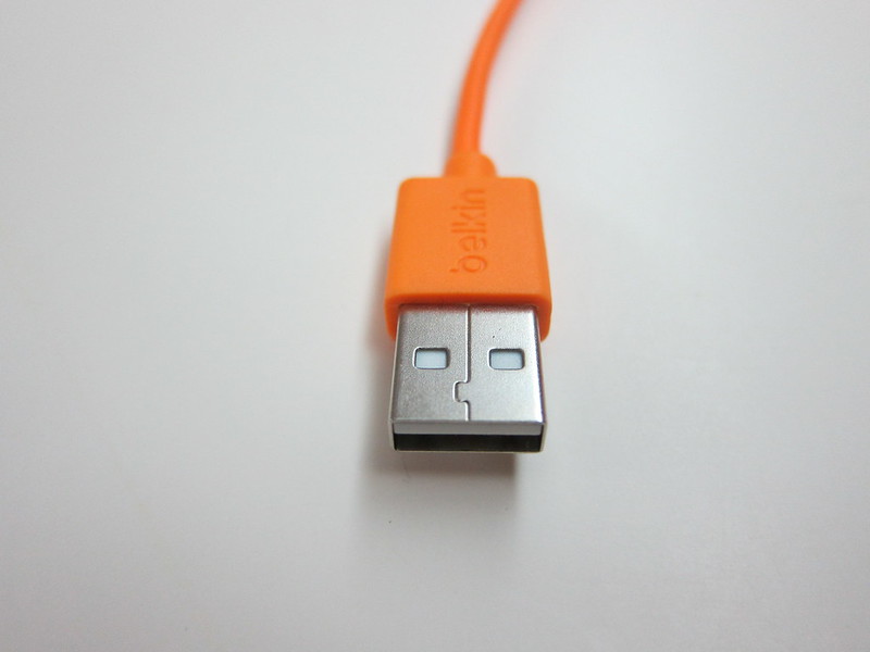 Belkin 6 Inch Lightning to USB ChargeSync Cable - USB Head