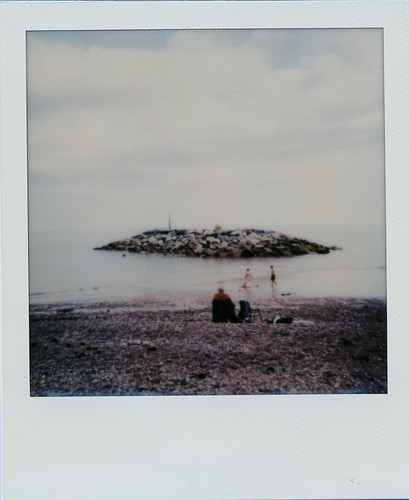 color colour beach polaroid coast seaside devon tip 600 integral instant instantcamera sidmouth impossible onestep instantfilm 635cl polaroid635cl impossibleproject
