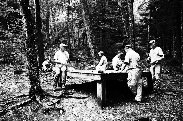 Lunch at Race Brook campground