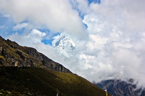 Mt. Amadablam in the background