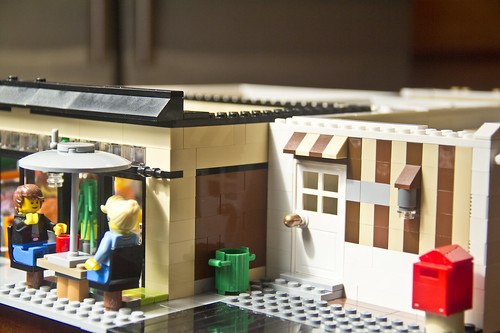 LEGO Movie Coffee Shop and Emmet's Back Door