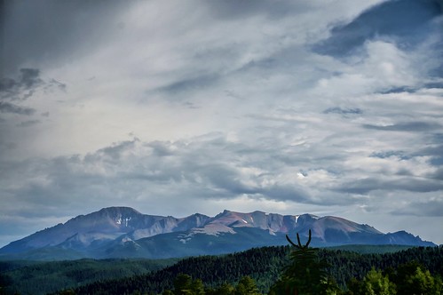 clouds colorado library painted pikespeak woodlandpark gettinghigh2014