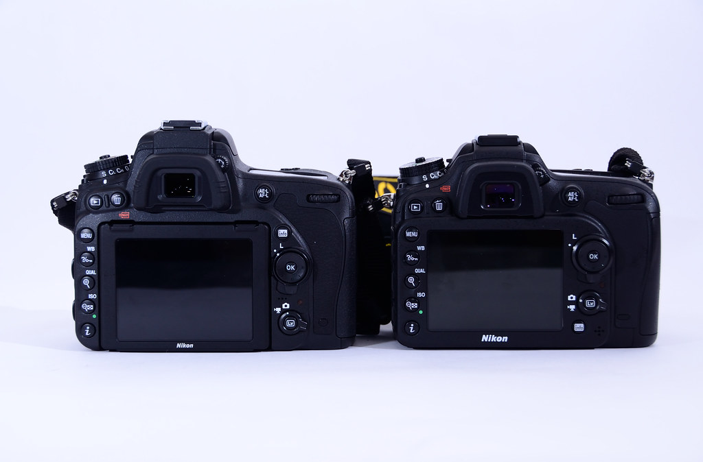 D750 compare with D7100