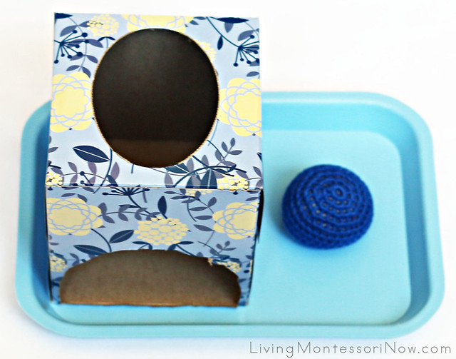 DIY Montessori Object Permanence Box