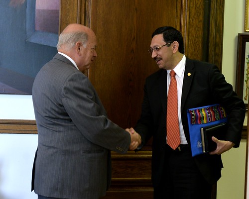 Secretario General de la OEA recibe al Viceministro de Relaciones Exteriores de Guatemala