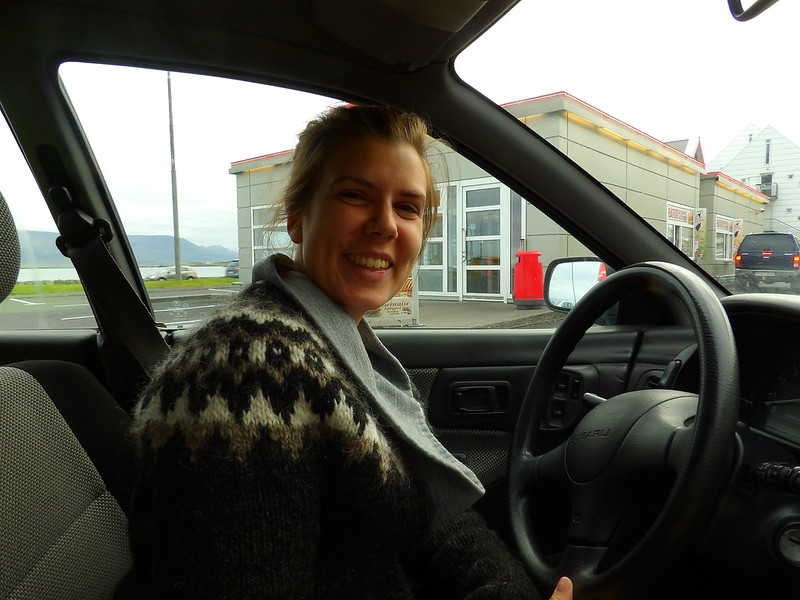 Asta Guthny, my first ride in Iceland!