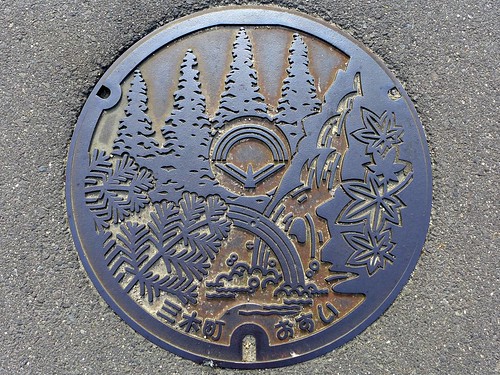 Miki Kagawa, manhole cover （香川県三木町のマンホール）