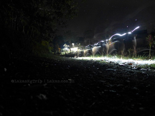 Playing around with the low shutter speed of the camera while going back to the house. DDD Habitat Inc., Lorega, Kitaotao, Bukidnon
