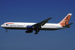 British Airways (Golden Khokhloma) B767-336/ER G-BNWJ BCN 11/09/1999