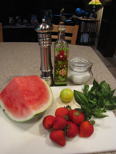 Watermelon Salad Ingredients