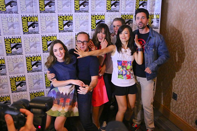 Agents of SHIELD and Agent Carter cast at San Diego Comic-Con 2014