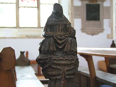 bench end (possibly St Peter)