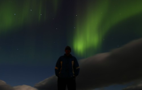 Neerav Bhatt - Green Northern Lights Aurora Borealis - viewed from Mývatn, North Iceland