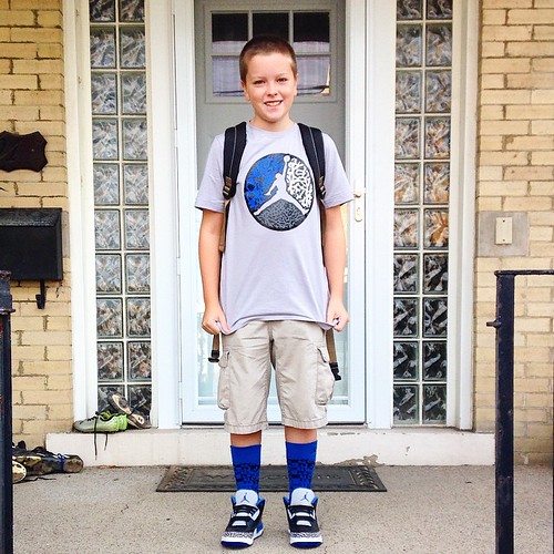 First day of 7th (*vomits in disbelief*) grade.