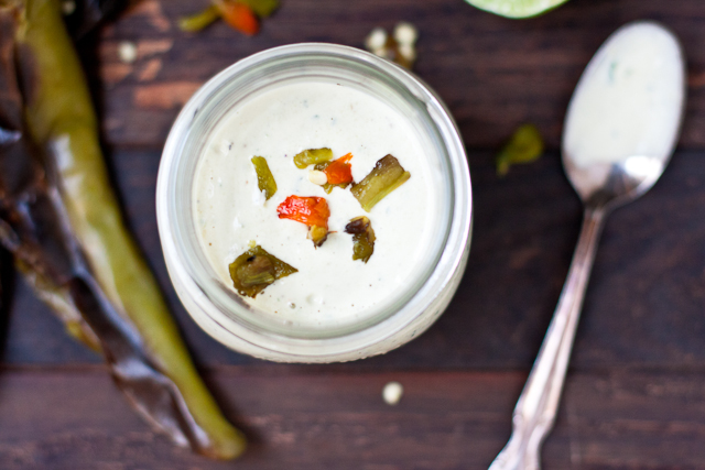 Hatch chile ranch dressing
