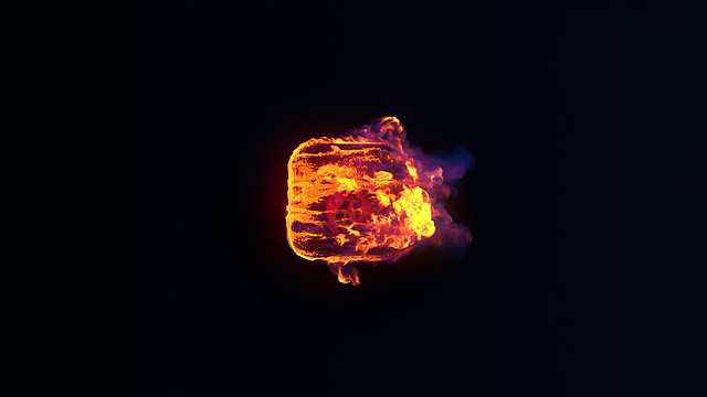 Fire Explosion Logo Reveal - 8