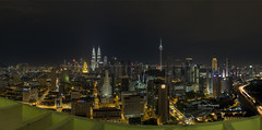 Kuala Lumpur Night Panorama