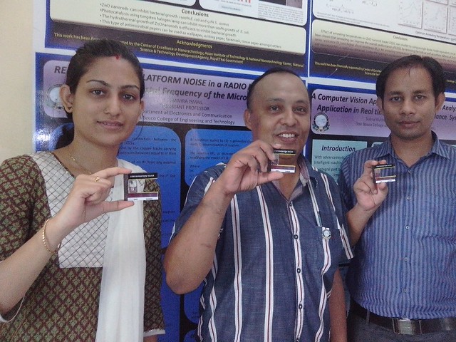 L to R : Mrs. Sandhya Banti Dutta Borah, Dr. Sunandan Baruah and Mr. Arup Bora.