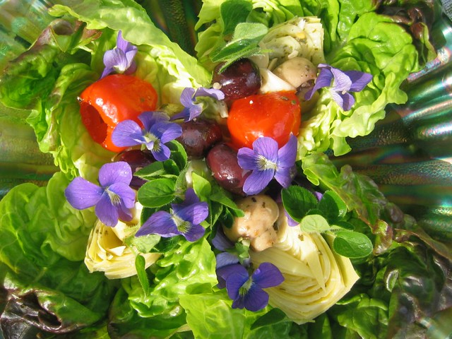 Violet salad