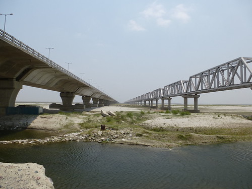 The NH57 bridge across the Kosi