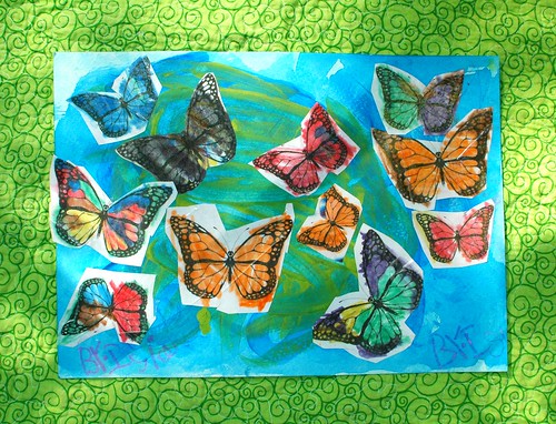 DIY Butterfly Stickers