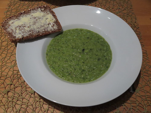 Pea, Lettuce and Fennel Soup